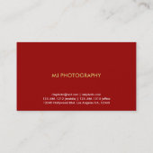 Modern and Minimal Professional Business Cards (Back)
