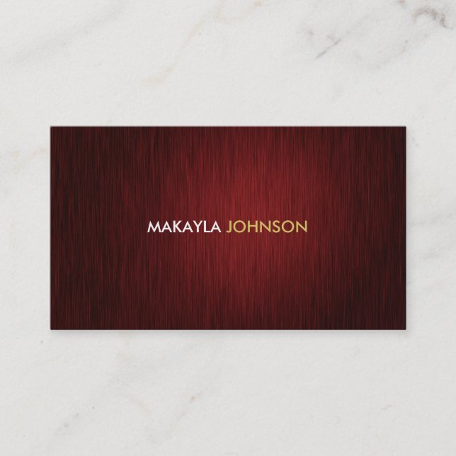 Modern and Minimal Professional Business Cards (Front)