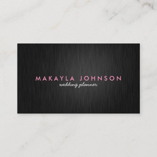 Customizable Modern and Minimal Professional Wedding Planner Business Card Template