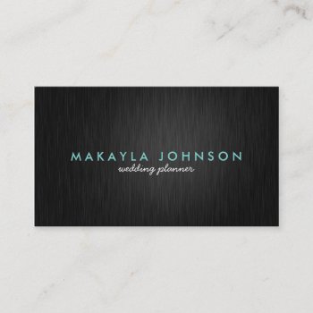 Modern And Minimal Professional Wedding Planner Business Card by eatlovepray at Zazzle