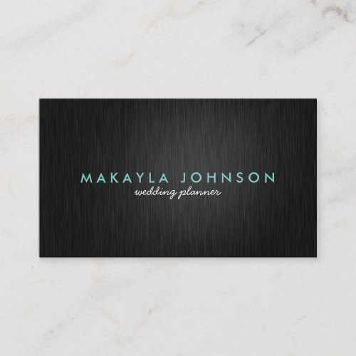 Modern and Minimal Professional Wedding Planner Business Card