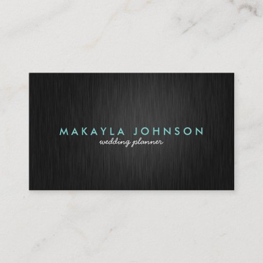 Customizable Modern and Minimal Professional Wedding Planner Business Card