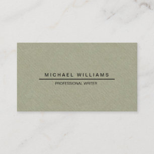 MODERN AND MINIMALIST CARDBOARD ROUGH PAPER BUSINESS CARD