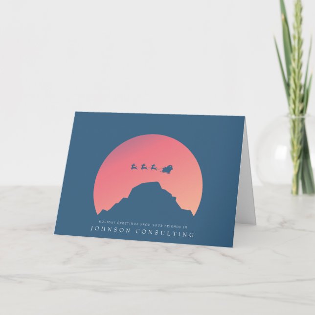 Modern and Minimalist | Holiday Greetings Card (Front)