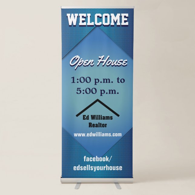 Modern and Professional Open House Business Banner (Front)