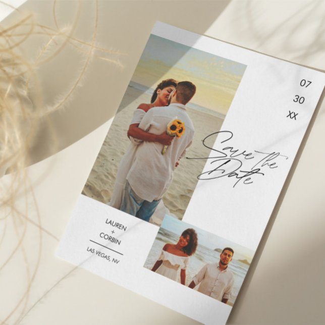 Modern and Simple Photo Save The Date Invitation (Creator Uploaded)