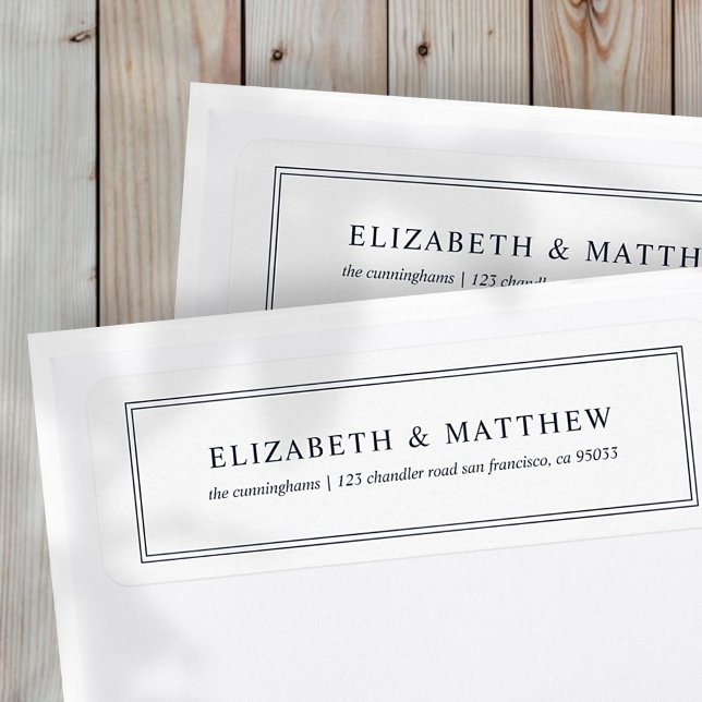 Modern and Simple Return Address Label (Creator Uploaded)