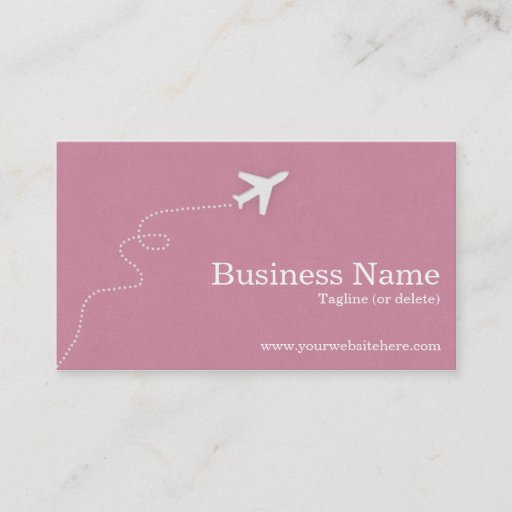 Customizable Modern and Simple Travel Business Cards