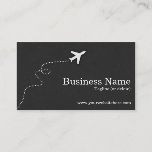 Customizable Modern and Simple Travel Business Cards