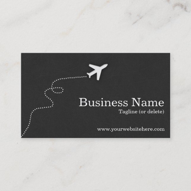 Modern and Simple Travel Business Cards (Front)