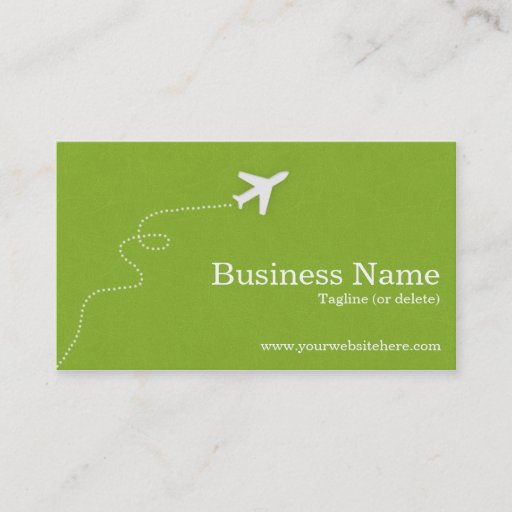Customizable Modern and Simple Travel Business Cards