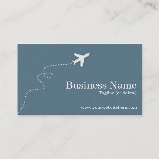 Customizable Modern and Simple Travel Business Cards