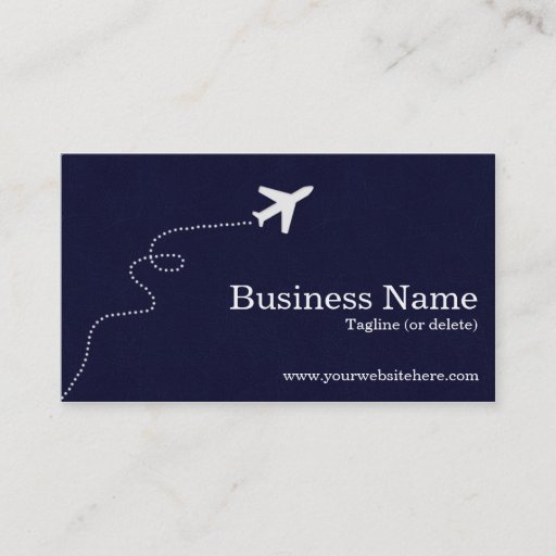 Customizable Modern and Simple Travel Business Cards