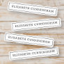 Modern and Simple Typography Frame Add Your Name Kids' Labels