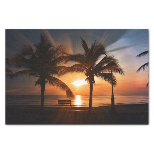 Modern and Trendy Sunset Tissue Paper