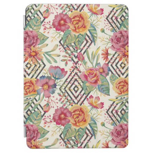 Modern and unique floral bouquet iPad air cover