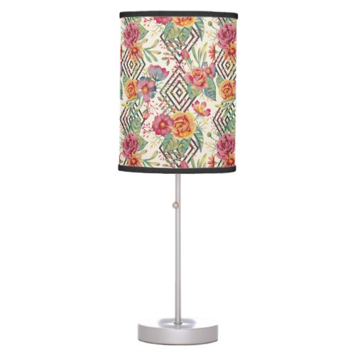 Modern and unique floral bouquet table lamp