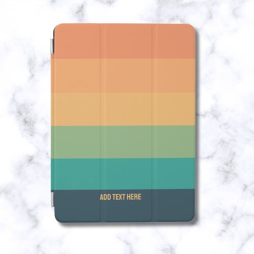 Modern and unique summer color personalized iPad air cover