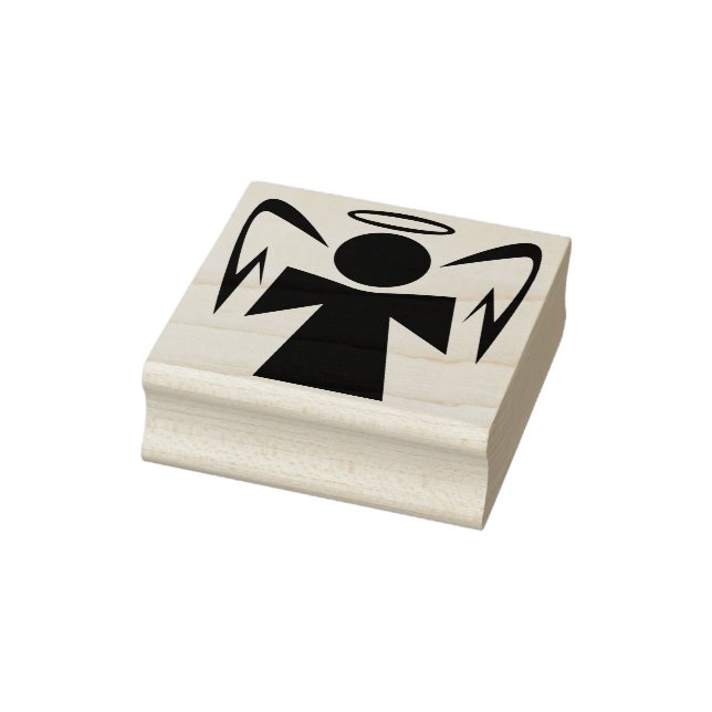 modern angel art stamp (Stamp)