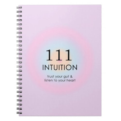 Modern Angel Numbers Numerology 111 Intuition  Notebook