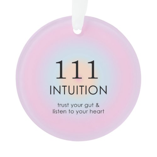 Modern Angel Numbers Numerology 111 Intuition  Ornament
