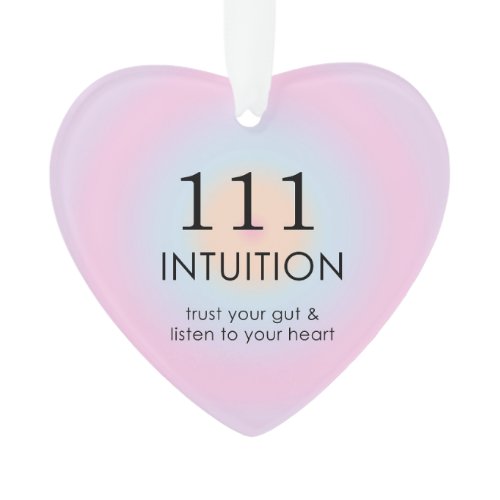 Modern Angel Numbers Numerology 111 Intuition Ornament