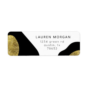Modern Animal Kingdom Return Address Label