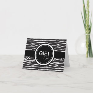 Modern Animal Print Gift Card Holder