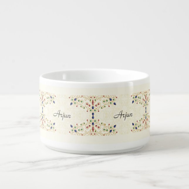 Modern Annaprashan First Rice Ceremony Bowl (Center)