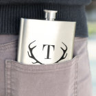 Modern Antler Personalized Bridal Party Gift