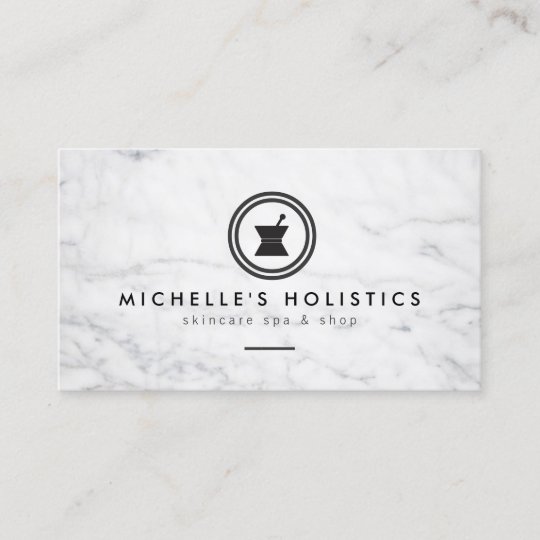 Rose Gold Foil Marble Business Card