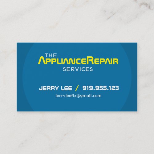 Modern Appliance Repair Business Cards Template