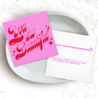 Modern Appointment Reminder, Pink Stars