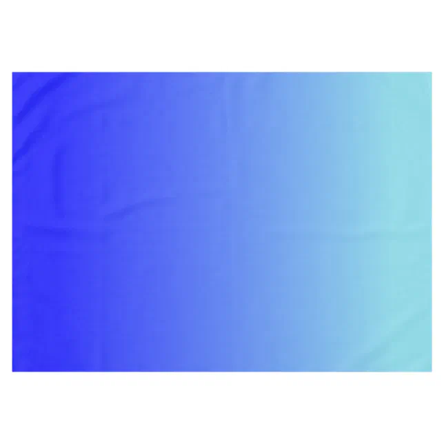 Modern Aqua Blue Ombre Tablecloth Zazzle