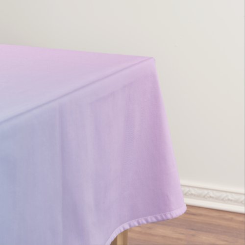 Modern Aqua Blue Pink Gradient Ombre Tablecloth