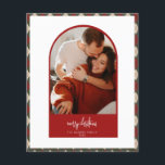 Modern Arch Christmas Card Flyer<br><div class="desc">Create a lasting impression this season with a unique holiday card. This simple,  Christmas tree card template features a clean,  modern design. Customize it with your information and make it uniquely yours!</div>
