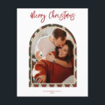 Modern Arch Christmas Card Flyer<br><div class="desc">Create a lasting impression this season with a unique holiday card. This simple,  Christmas tree card template features a clean,  modern design. Customize it with your information and make it uniquely yours!</div>