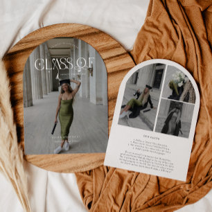 Modern Arch   Class Of Graduation Announcement