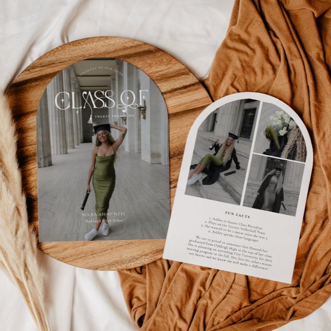 Modern Arch | Class Of Graduation Announcement (Creator Uploaded)