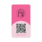 Modern arch makeup pink photo qr code logo