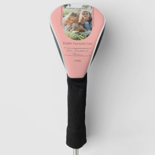 Modern Arch Photo Father's Day   Coral Golf Head Cover