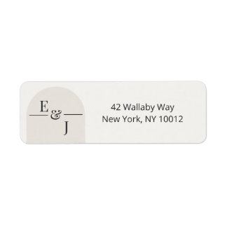 Modern Arch Return Address Labels