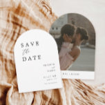 Modern Arch Wedding Photo Save The Date<br><div class="desc">Modern Arch Wedding Photo Save the Dates Cards</div>