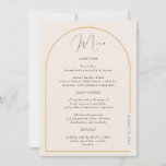 Modern Arch with Real Foil Invitation<br><div class="desc">The Modern Arch with Real Foil menu features elegant and contemporary wedding invitations and stationery that are sure to impress your guests. The arch design is modern and stylish, while the real foil adds a touch of luxury and sophistication to the suite. The invitations are available in a variety of...</div>