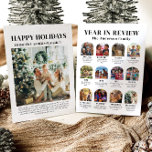 Modern Arch Year in Review Family Photo Christmas Holiday Card<br><div class="desc">Share your family’s favorite moments of the year with our Modern Arch Year in Review Family Photo Christmas Holiday Card! This elegant design features a sleek arch layout, perfect for displaying a collection of your cherished photos from the past year. Each picture can highlight special memories, milestones, or everyday joys...</div>