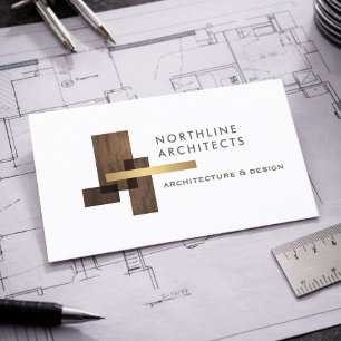 Modern Architect Firm Logo Business Card