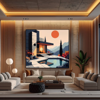 Modern Architectural Acrylic Wall Art