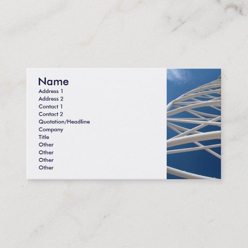 Customizable Modern Architecture Business Card