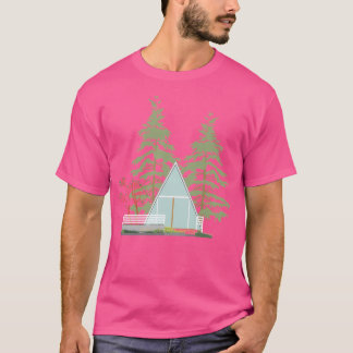 Modern Architecture Cabin In The Woods T-Shirt
