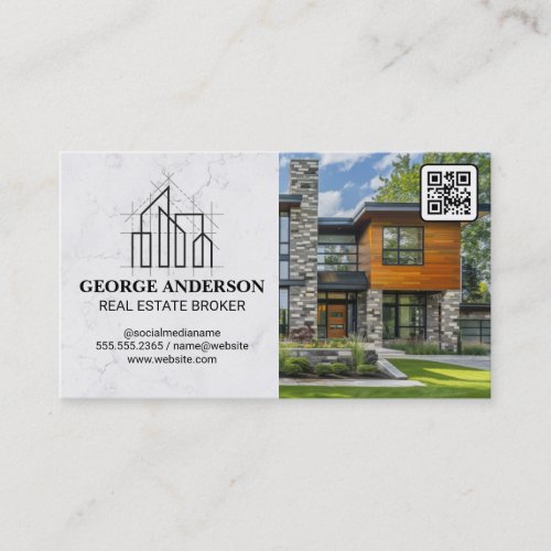 Modern Architecture | Real Estate Properties Business Card